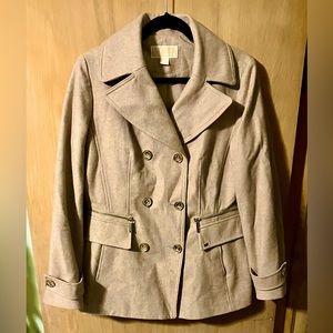 Excellent Condition Michael Kors Camel Wool Winter Coat - Large